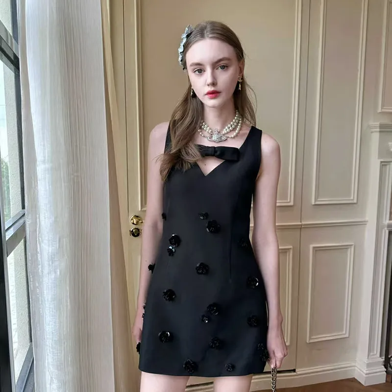 BEAUTIFUL CONFESSION Sleeveless Dress Women's Black-4