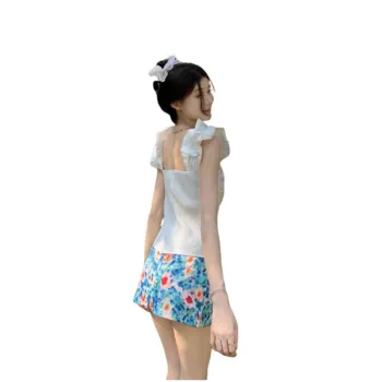 BEAUTIFUL CONFESSION Skirt Set Women's White