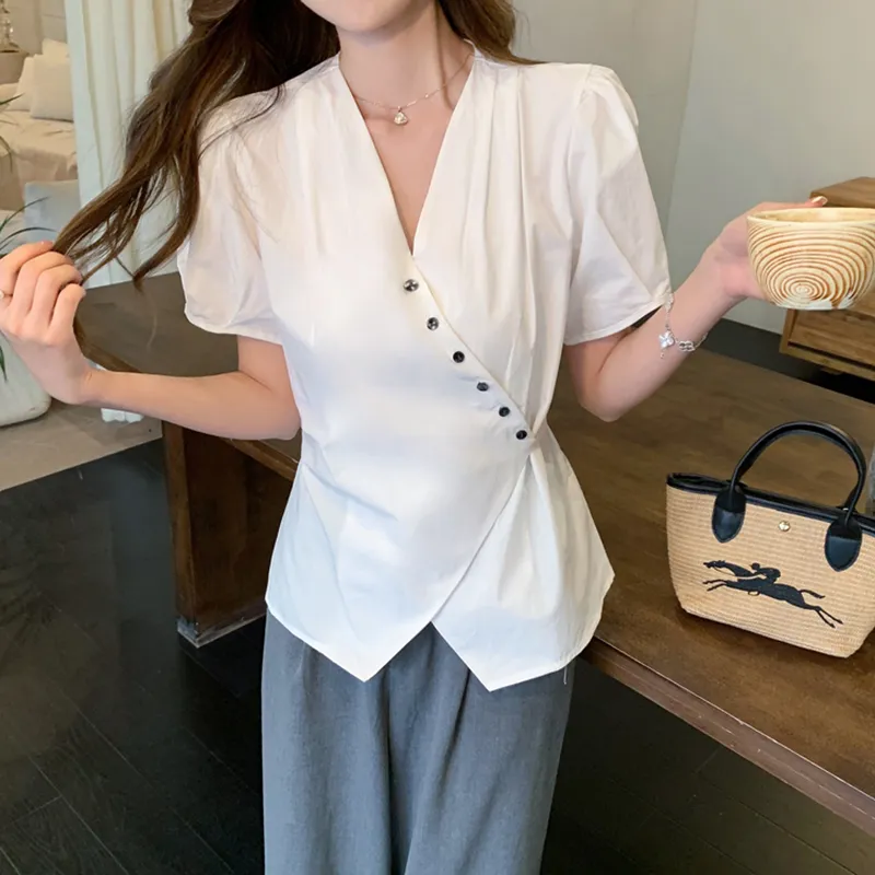 BEAUTIFUL CONFESSION Shirt Women's White-3