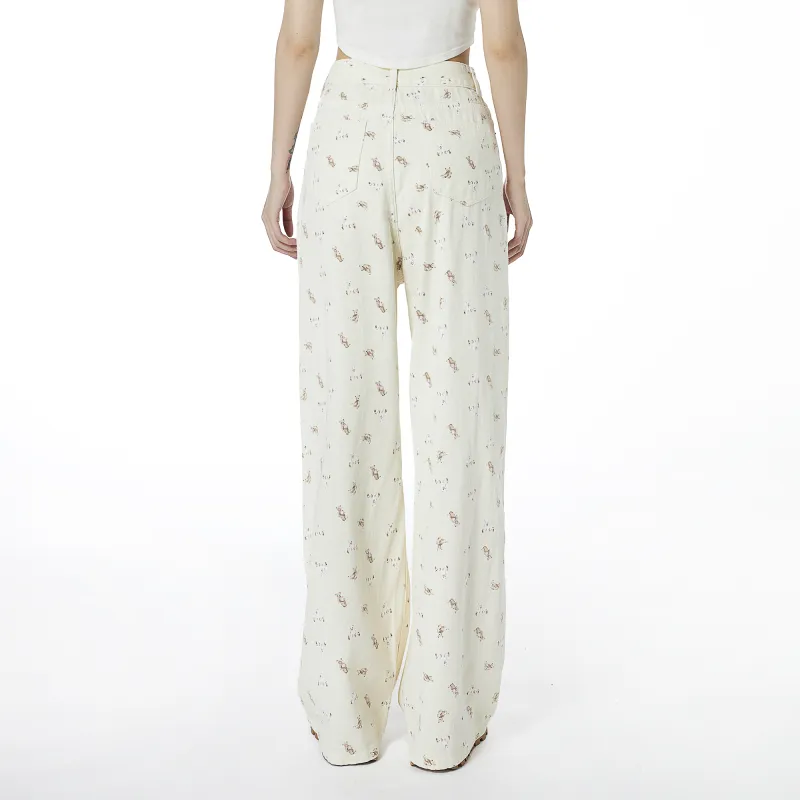 BEAUTIFUL CONFESSION Jeans Women's White-4