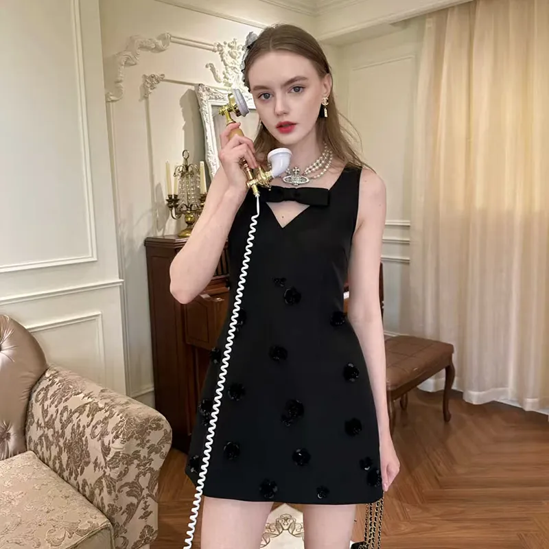 BEAUTIFUL CONFESSION Sleeveless Dress Women's Black-5