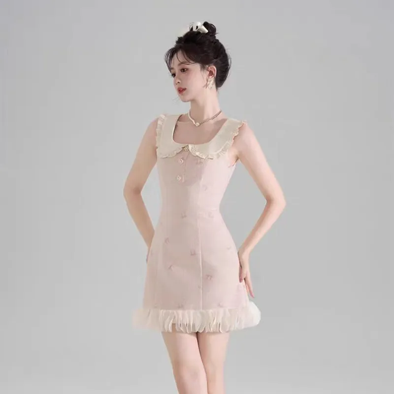 BEAUTIFUL CONFESSION Sleeveless Dress Women's Pink-3