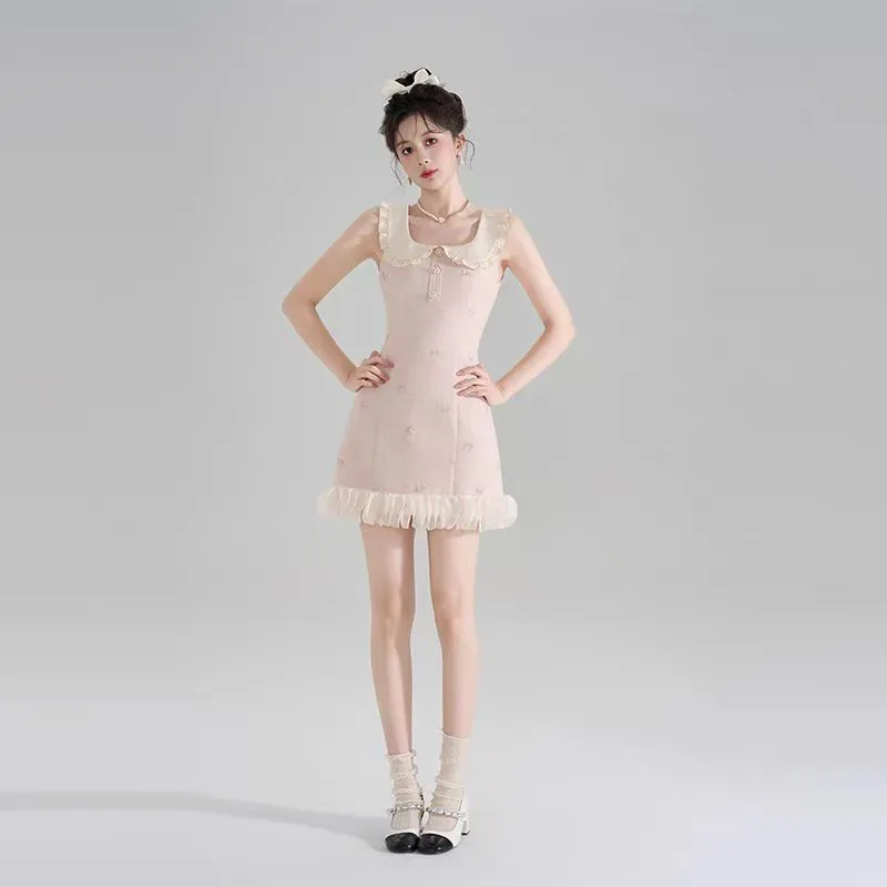 BEAUTIFUL CONFESSION Sleeveless Dress Women's Pink-1