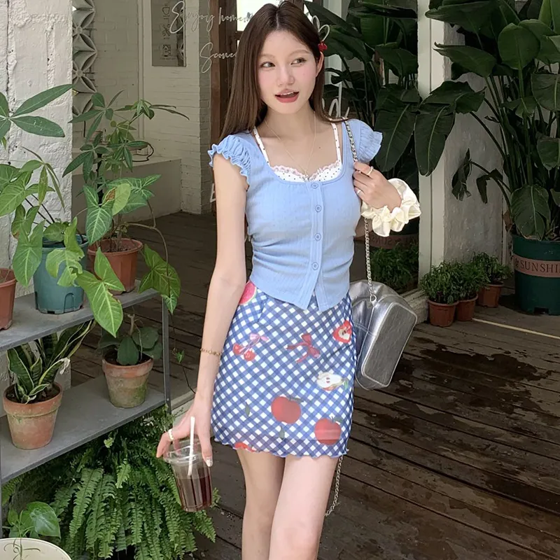 BEAUTIFUL CONFESSION Skirt Set Women's-3