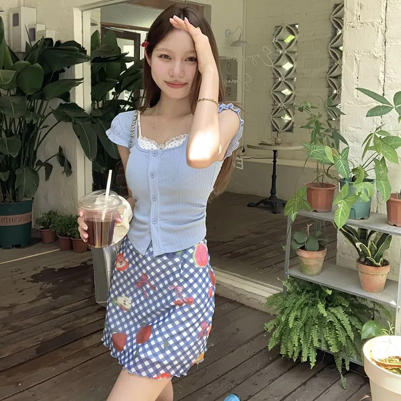 BEAUTIFUL CONFESSION Skirt Set Women's-5