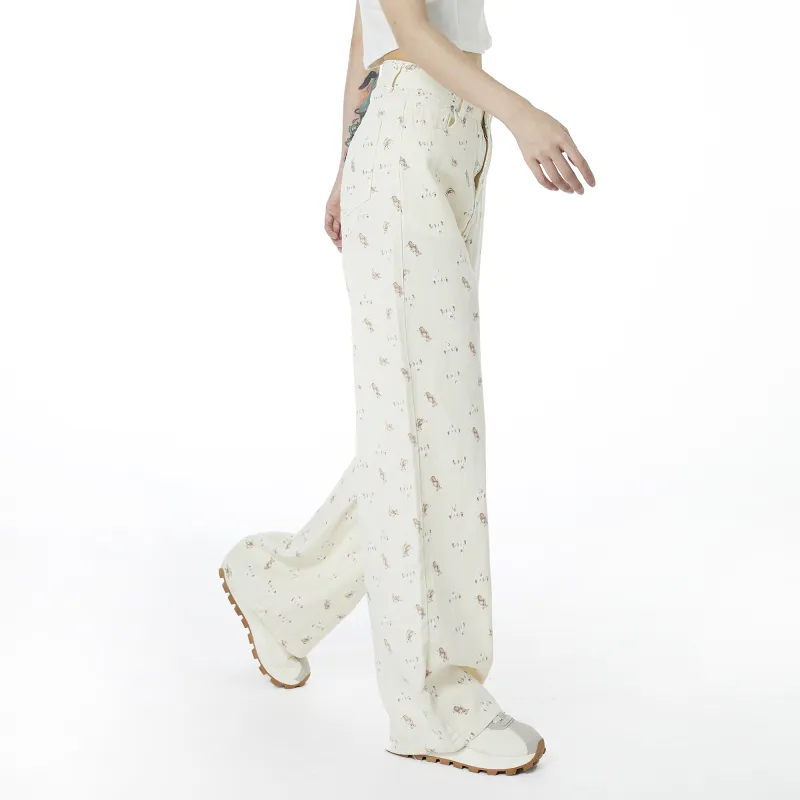 BEAUTIFUL CONFESSION Jeans Women's White-3