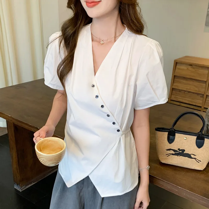 BEAUTIFUL CONFESSION Shirt Women's White-5