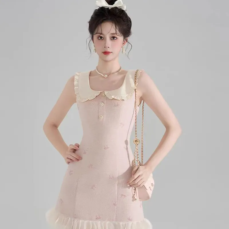 BEAUTIFUL CONFESSION Sleeveless Dress Women's Pink-2