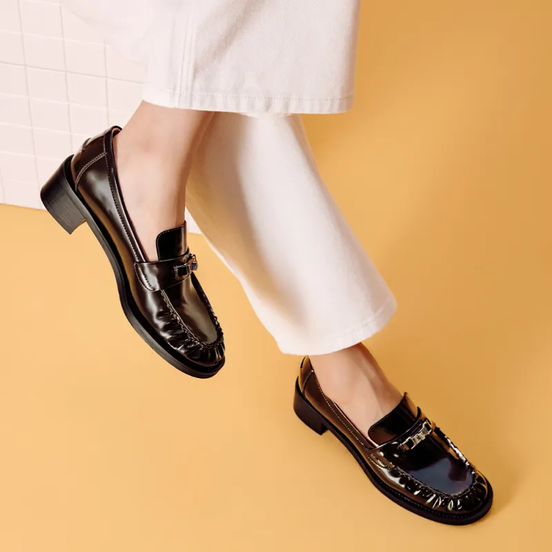TOOMANYSHOES Sonata Loafers 4cm Women's-11
