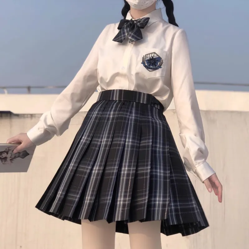 SHENBEI JK Shirt Women's Dreaming In The Clouds-2