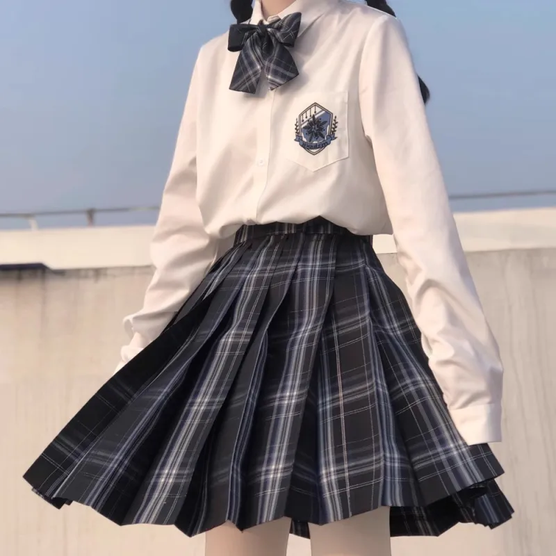 SHENBEI JK Shirt Women's Dreaming In The Clouds-3