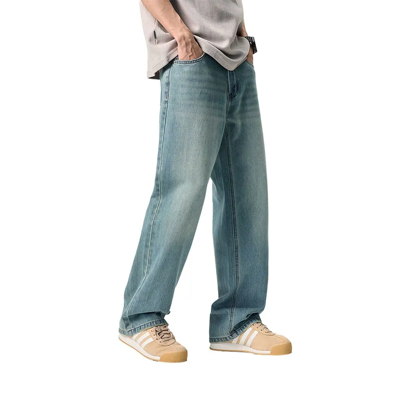 JIELNSELN Jeans Unisex H2 NB078 Light Blue-3