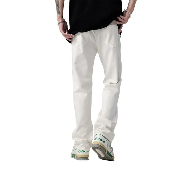 JIELNSELN Jeans Unisex White JKQM T8620-5