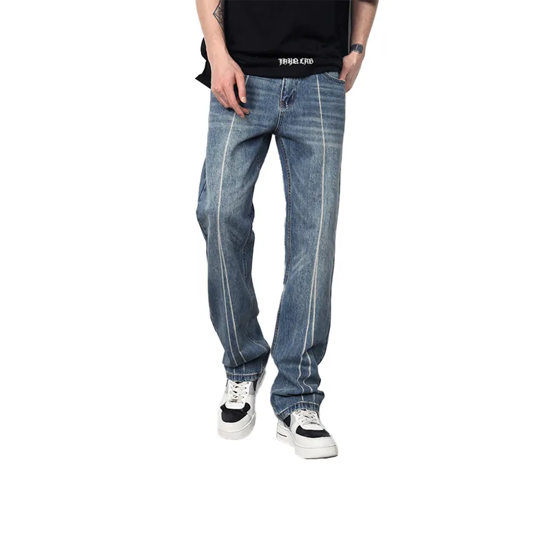 JIELNSELN Jeans Unisex Blue JKQM T8909-2