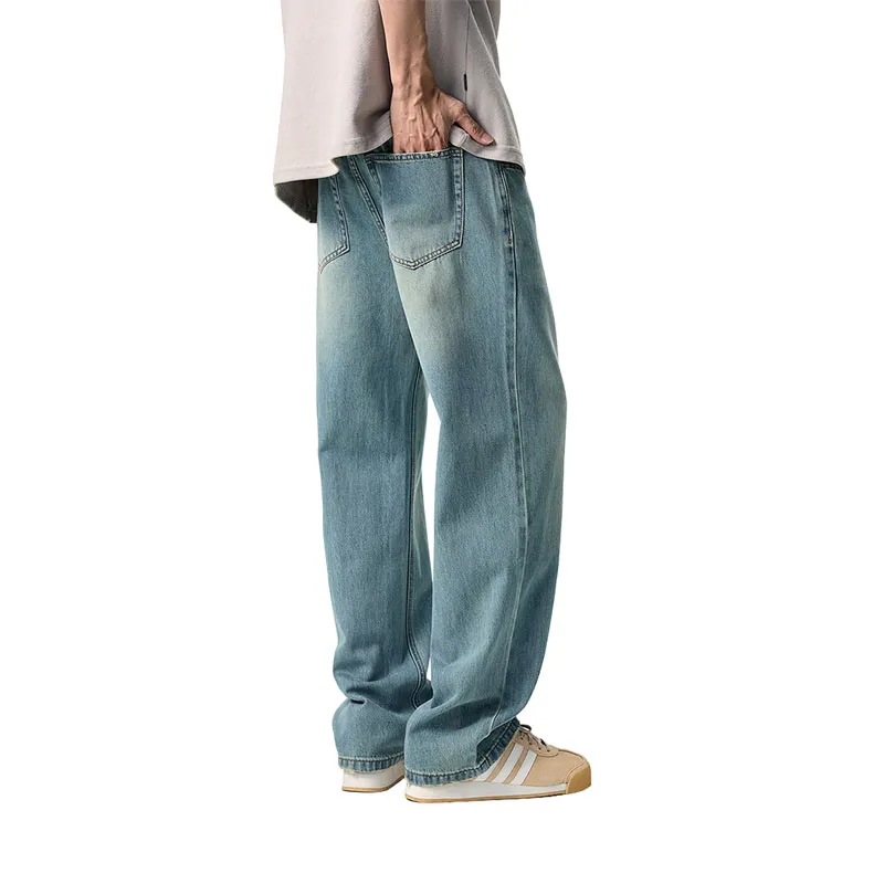 JIELNSELN Jeans Unisex H2 NB078 Light Blue-5