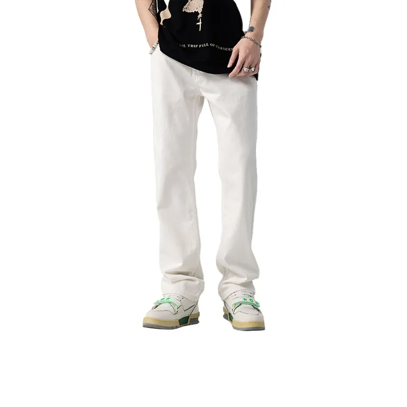 JIELNSELN Jeans Unisex White JKQM T8620-2
