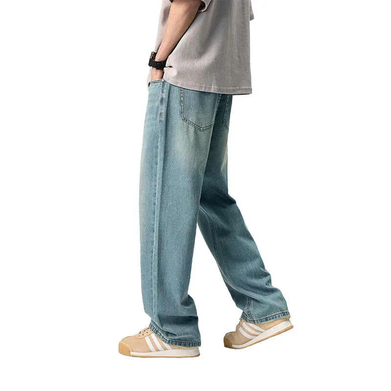 JIELNSELN Jeans Unisex H2 NB078 Light Blue-4