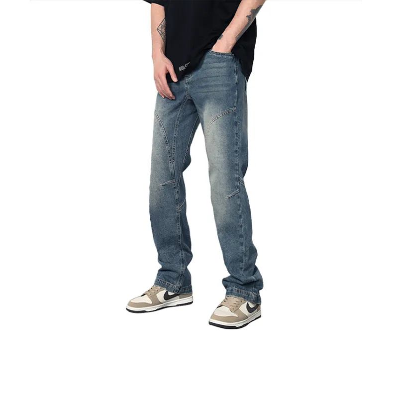 JIELNSELN Jeans Unisex Blue JKQM T8618-4