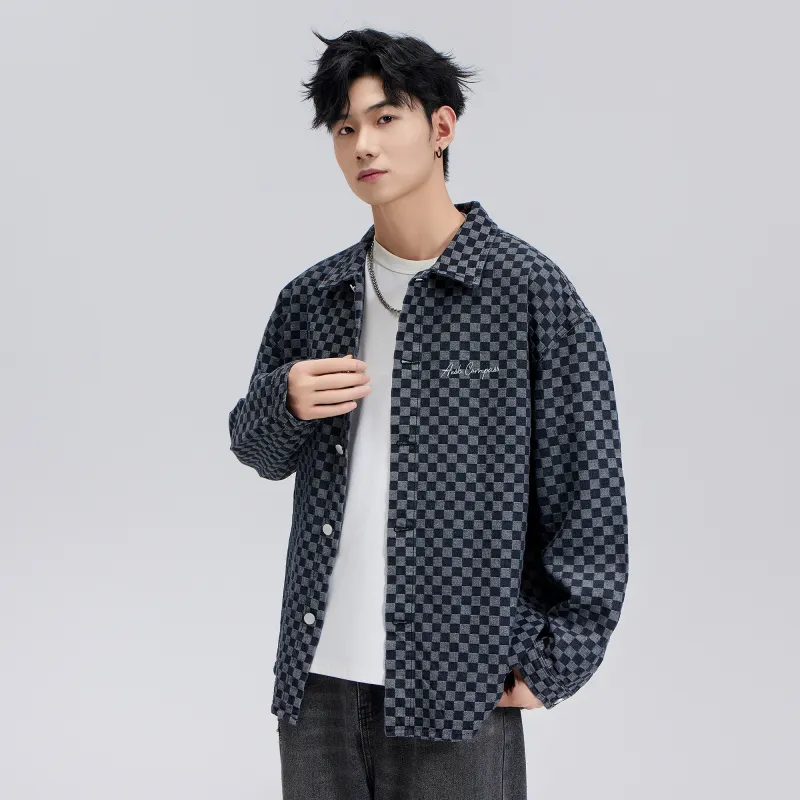 A.X.S.K Denim Jacket Unisex Black-10