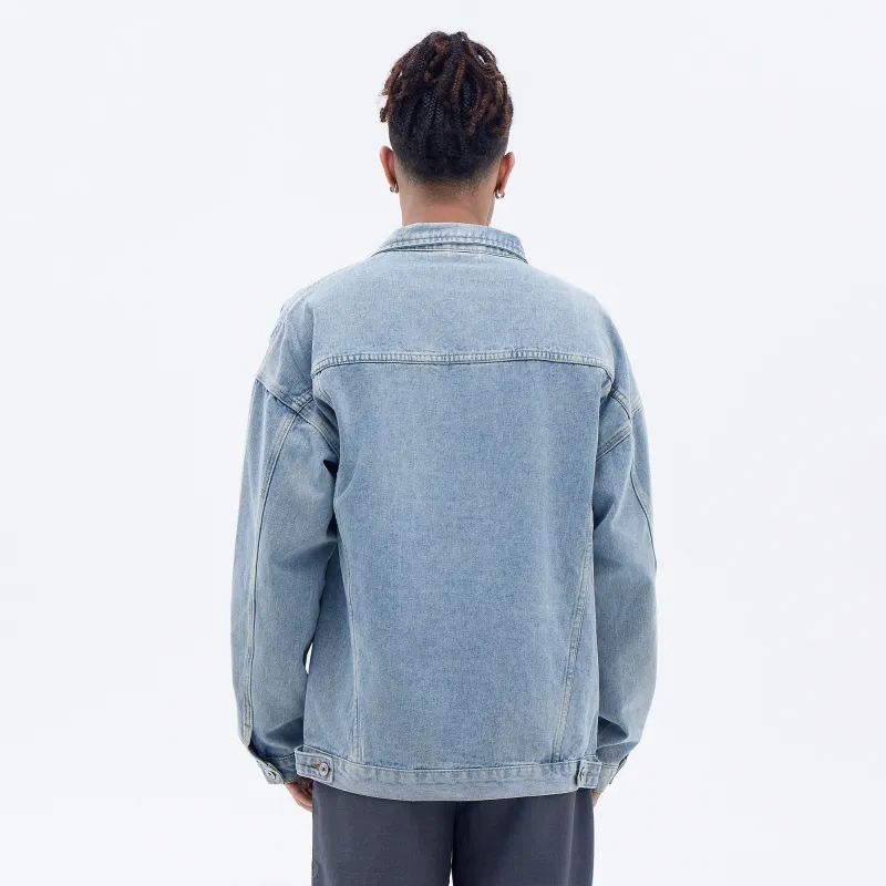 A.X.S.K Denim Jacket Unisex Comes With Short Sleeved Shirt-18