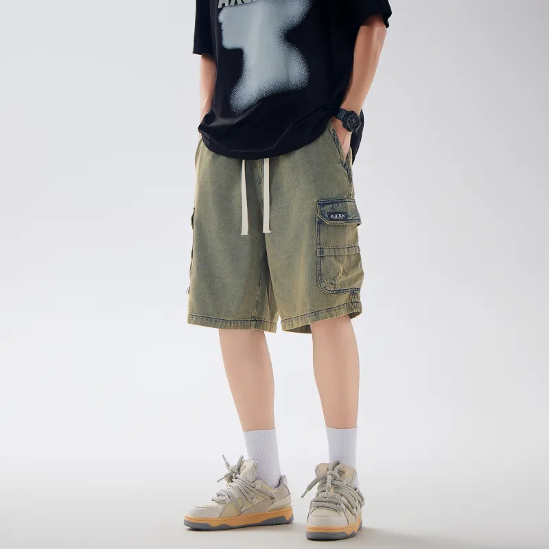 A.X.S.K Denim Shorts Unisex-2