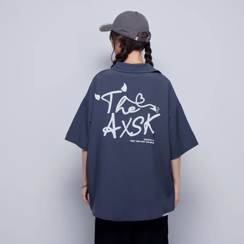A.X.S.K Shirt Matching Set Unisex-61