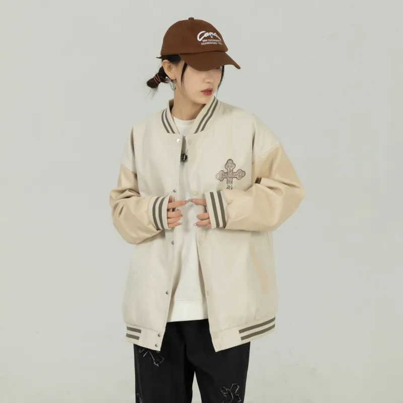 A.X.S.K x GDXF Baseball Jacket Unisex-15