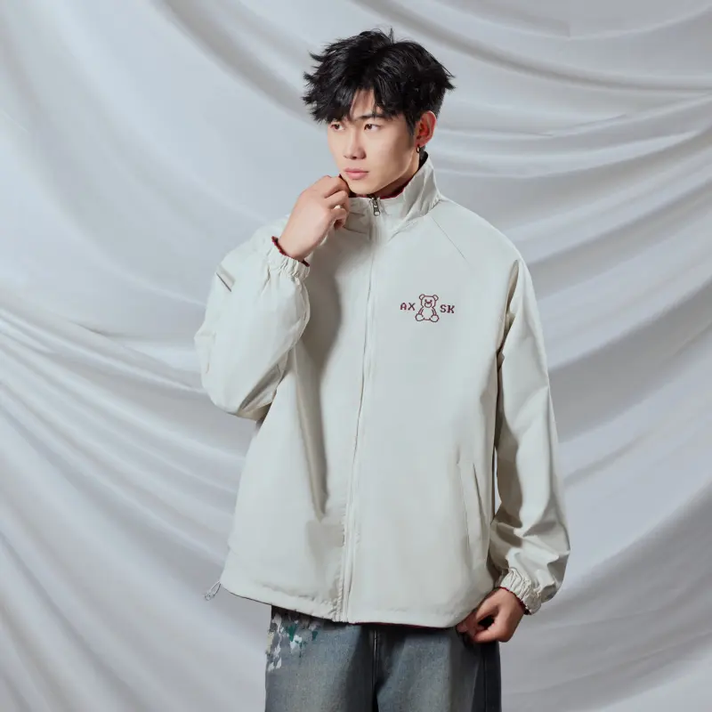 A.X.S.K Jackets Coats Unisex Black-20