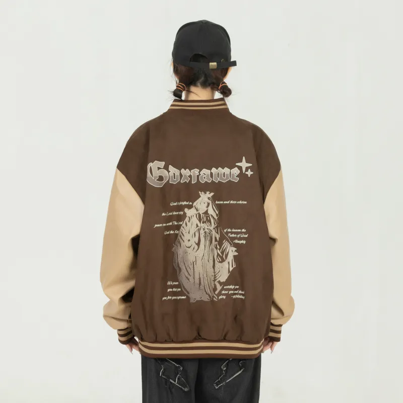 A.X.S.K x GDXF Baseball Jacket Unisex-27