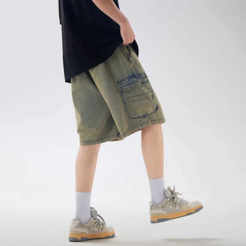 A.X.S.K Denim Shorts Unisex-7