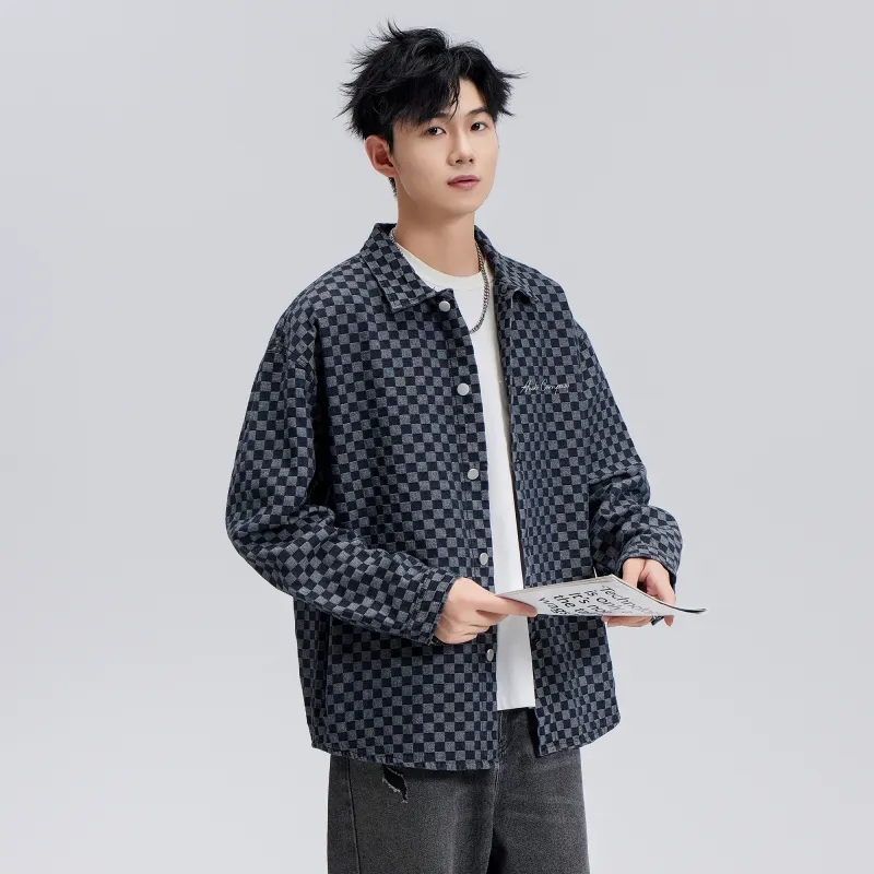 A.X.S.K Denim Jacket Unisex Black-11