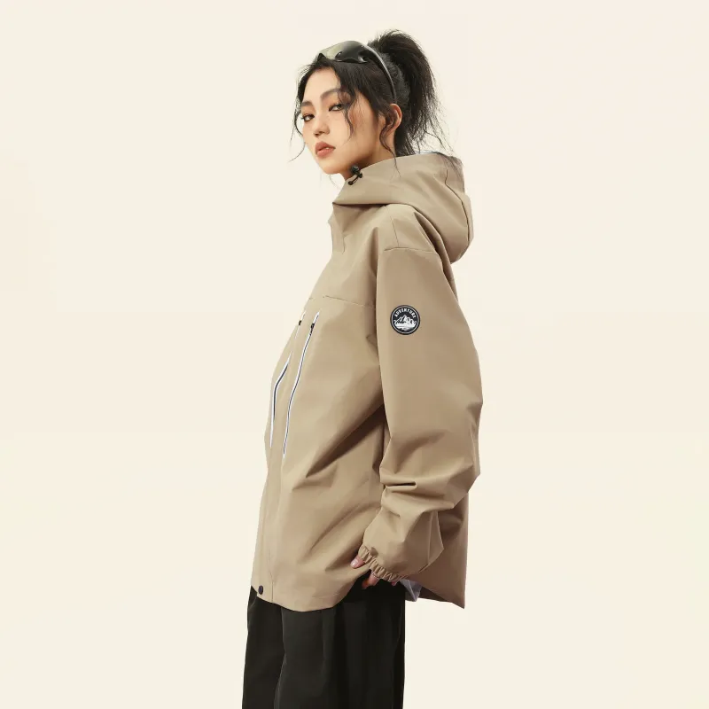 A.X.S.K Windbreaker Jacket Unisex Black-23