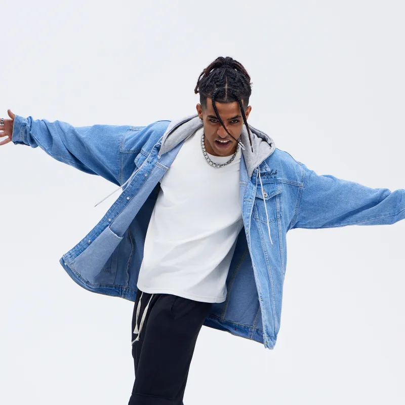 A.X.S.K Denim Jackets Unisex-11