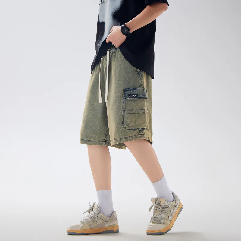A.X.S.K Denim Shorts Unisex-5