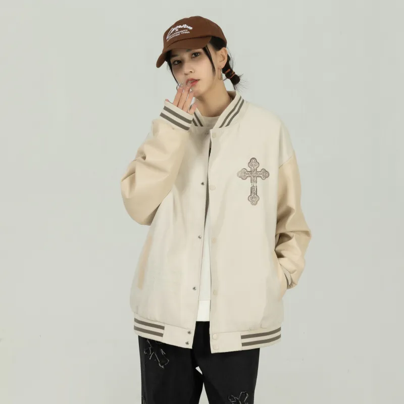 A.X.S.K x GDXF Baseball Jacket Unisex-13