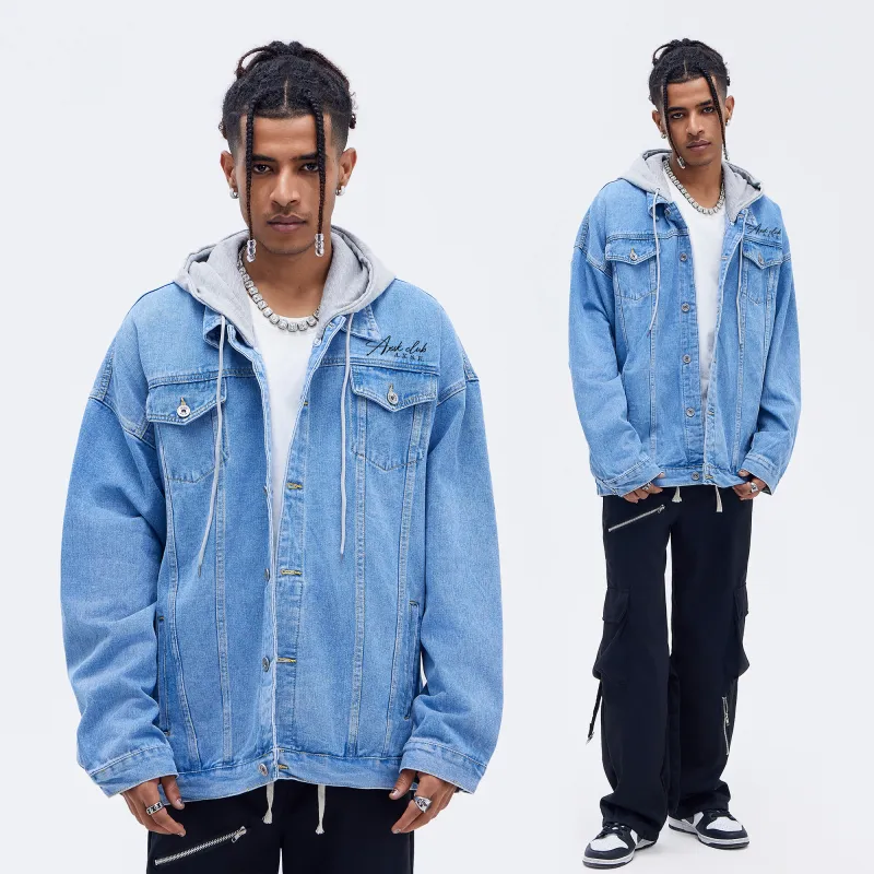 A.X.S.K Denim Jackets Unisex-9