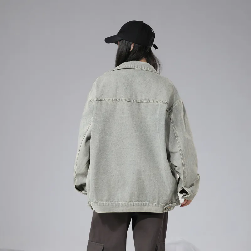 A.X.S.K x Lost N Forbidden Denim Jacket Unisex-21