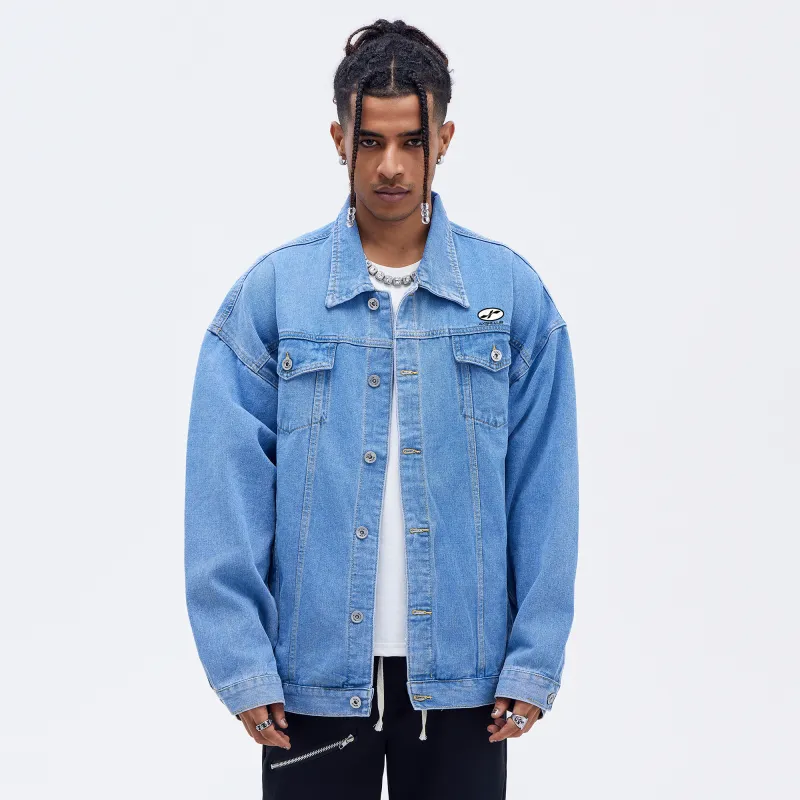 A.X.S.K Denim Jacket Unisex Comes With Short Sleeved Shirt-10