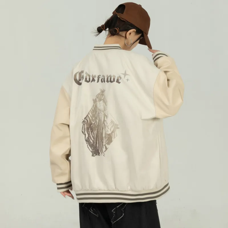 A.X.S.K x GDXF Baseball Jacket Unisex-19