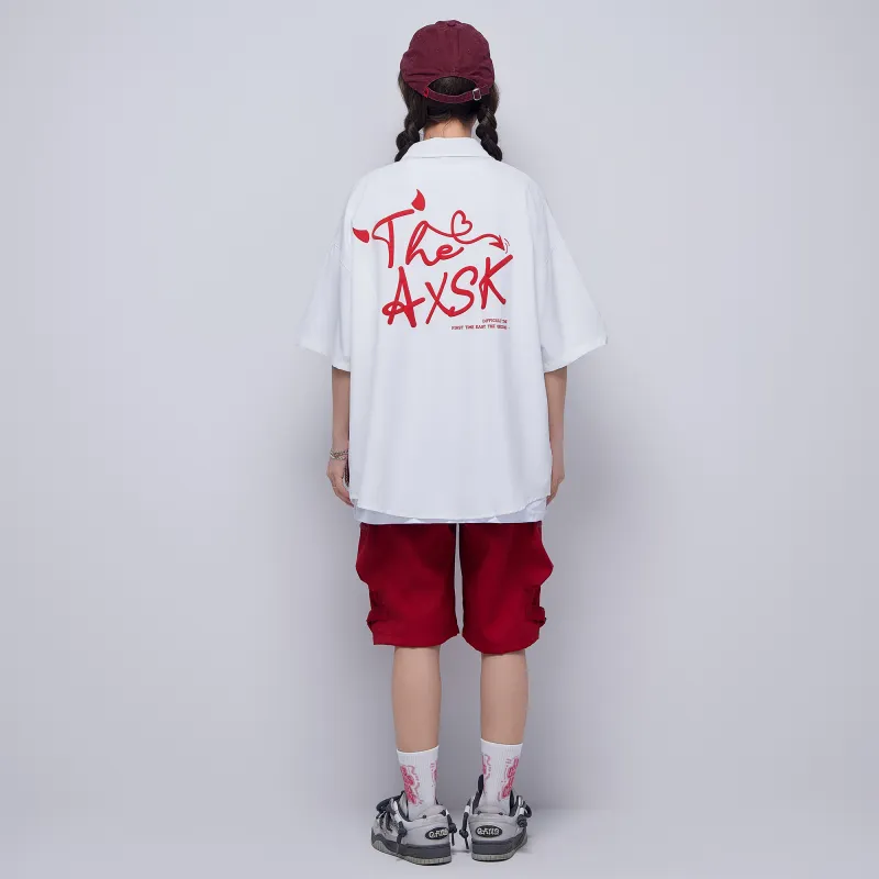 A.X.S.K Shirt Matching Set Unisex-8