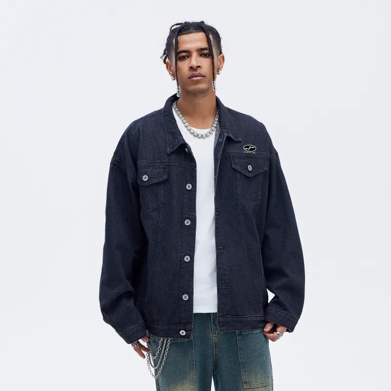 A.X.S.K Denim Jacket Unisex Comes With Short Sleeved Shirt-4