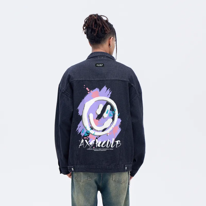 A.X.S.K Denim Jackets Unisex-2