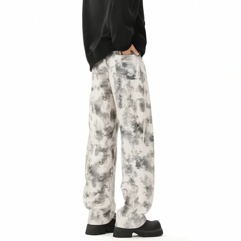 A.X.S.K Casual Pants Unisex Brown-7