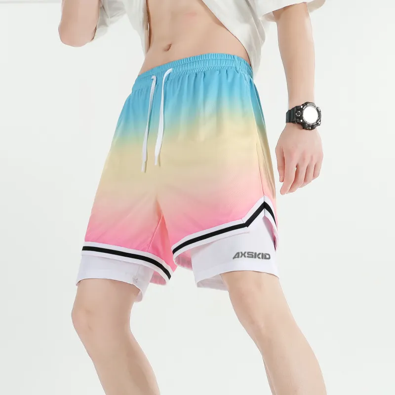 A.X.S.K Casual Shorts Unisex-13
