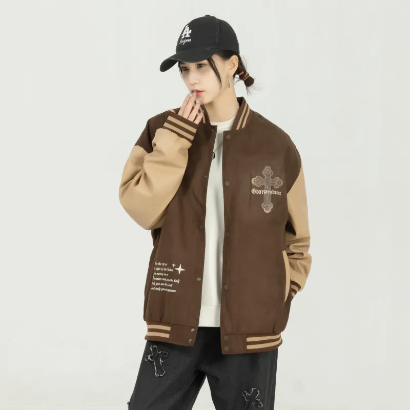A.X.S.K x GDXF Baseball Jacket Unisex-24