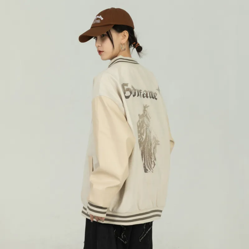 A.X.S.K x GDXF Baseball Jacket Unisex-17