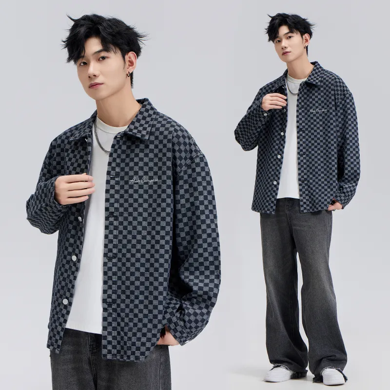 A.X.S.K Denim Jacket Unisex Black-9