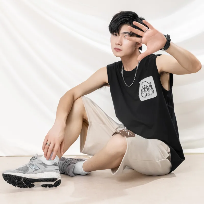 A.X.S.K Tank Tops Unisex-47