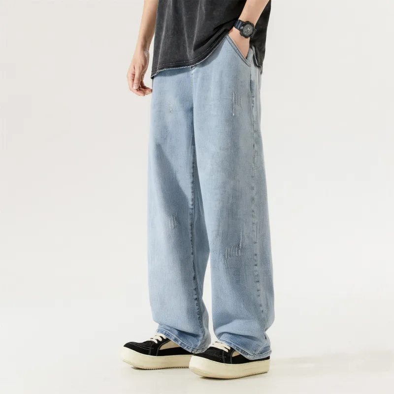 A.X.S.K Jeans Unisex Nostalgic Blue-3