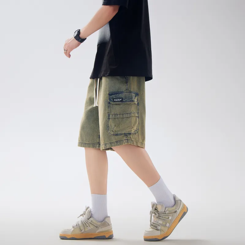 A.X.S.K Denim Shorts Unisex-6